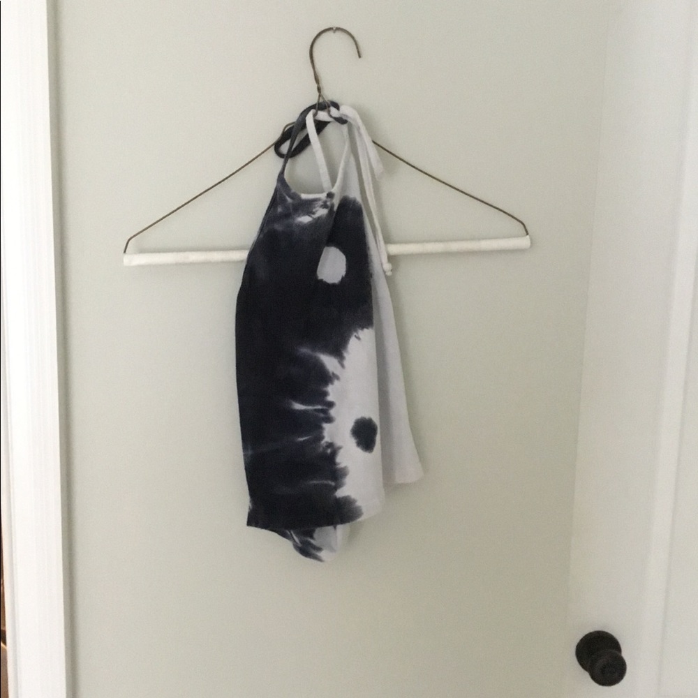 Tie dye halter tank